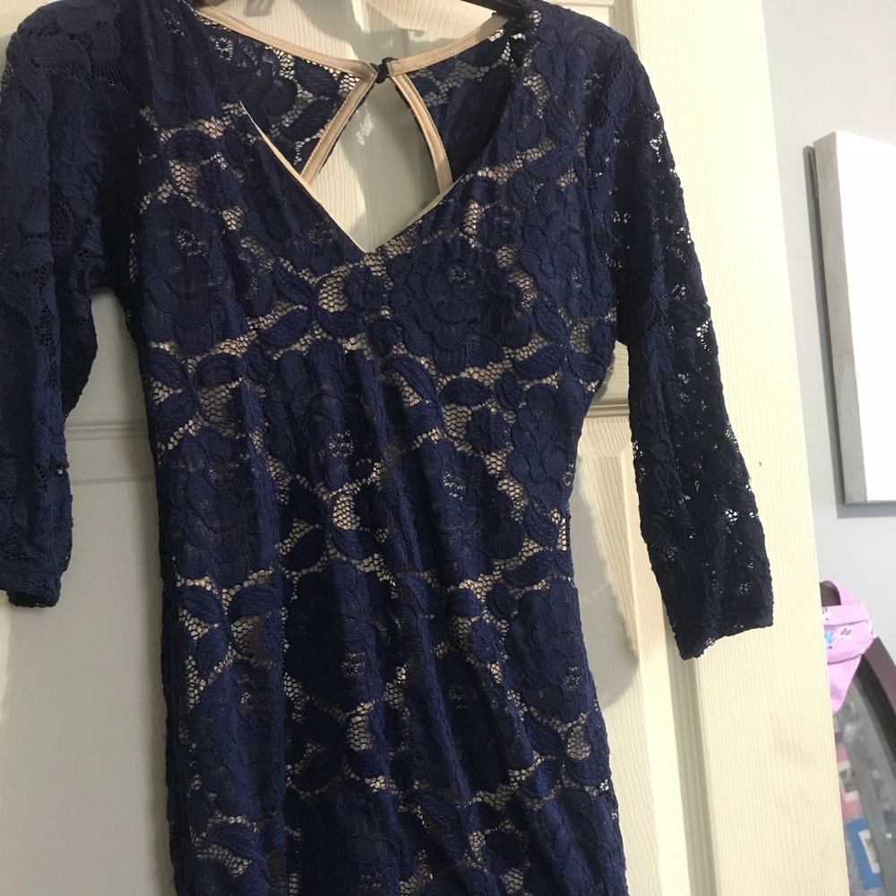Blue dress